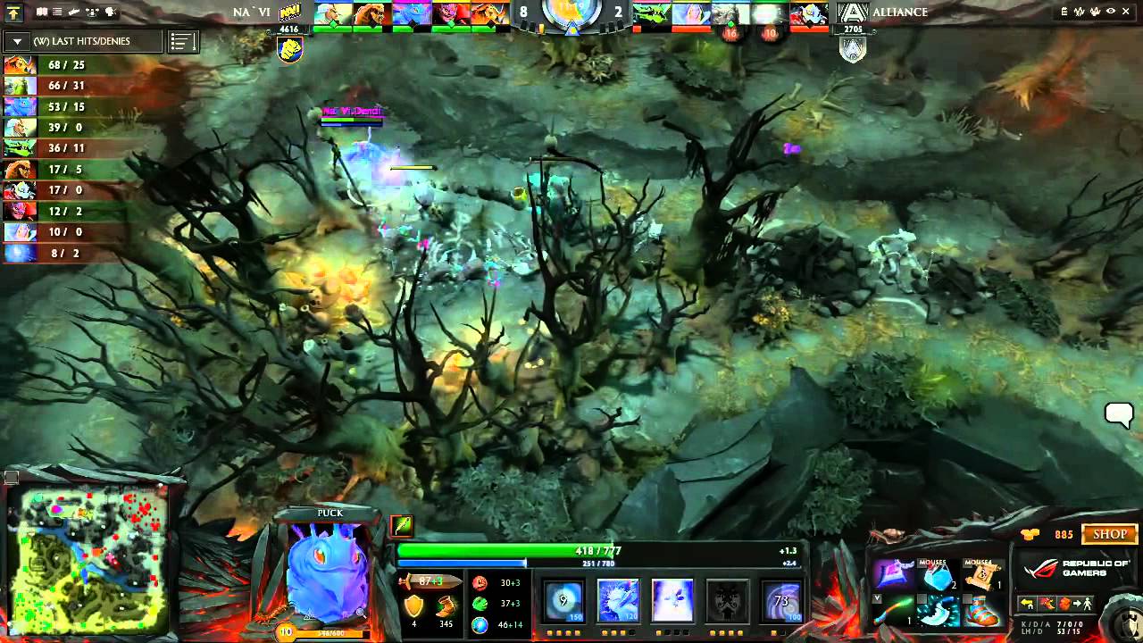 Na`Vi vs Alliance DreamLeague Finals, LB Final, game 2