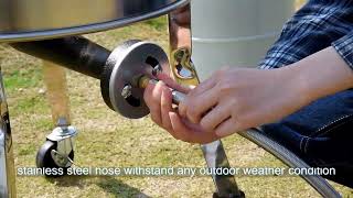 How to use ARC propane burner(615BS)