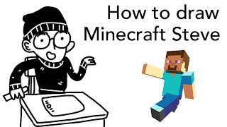 How to Draw Minecraft Steve