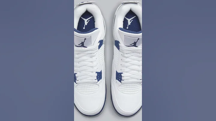 Jordan 4 "Navy Midnight" First Look! Releasing this Month Via Nike SNKRS 🔥