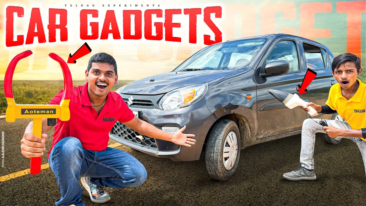Expensive & Amazing Car Gadgets - Testing 🔥 ఇవి కారులో ఉంటె Tension  ఖతం…😱😱 Telugu Experiments