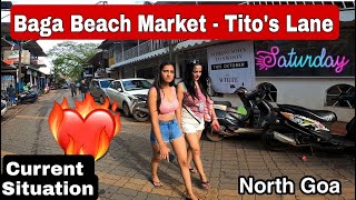 OMG, Crazy Baga Beach Market, Tito's Lane & Tibetan market of North Goa by Simply Inder 1,498 views 2 years ago 6 minutes, 56 seconds