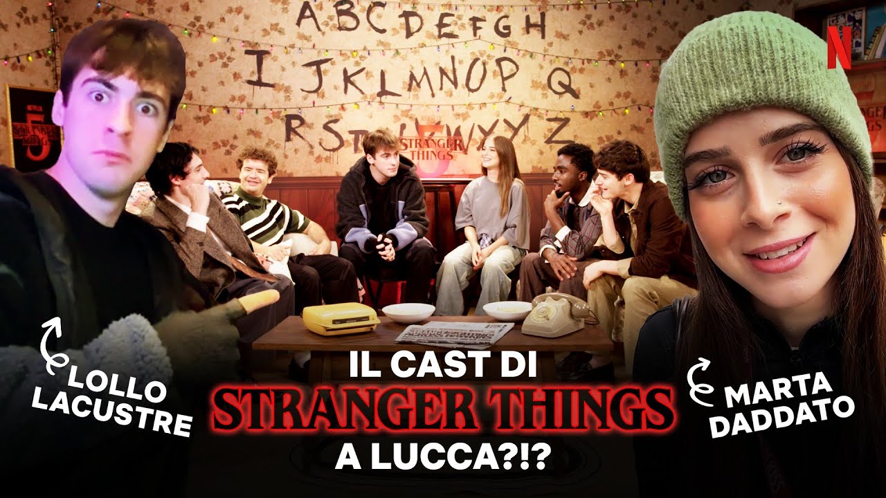 Marta DADDATO e Lollo LACUSTRE incontrano il cast di STRANGER THINGS?