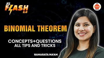 Complete Binomial Theorem | JEE 2024/25 | PYQs | Namrata Ma