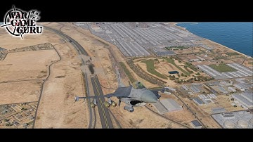 DCS F-16C - CCIP Cluster Bombing insurgents in the Viper over Dubai