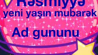 Ramiq Arda Rəsmiyyə ad gunu