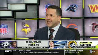 NFL Countdown | Rex Ryan predicts Ravens vs Bills: Lamar or Josh Allen will win to play Chiefs