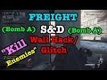 Call Of Duty Ghost: Wall Hack/Glitch S&D On Freight!! (Kill enemies through wall by bomb A)