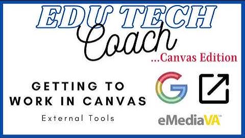 Canvas Framework:  External Tools