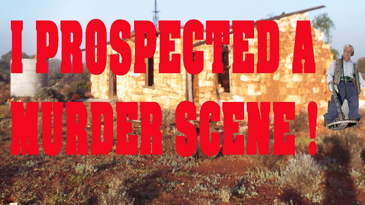 Prospecting for gold nuggets ie precious metal detecting and hunting, I found a nice old hut - NOT !