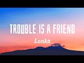 Trouble Is A Friend - Lenka (Lyrics Video)