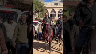 أجمل زفة عريس بالعالم 😎 ولأول مرة بدبك أنا والخيل بعرس خيي البطل Tamer Akil