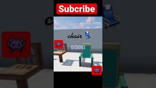 Minecraft Chair Tutorial #minecraft #tutorial #trending