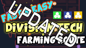 Update to "NEW FAST & EASY Division Tech Farming Route"