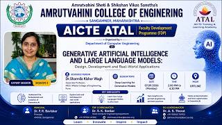 AICTE ATAL FDP Day 1 Session 2 (Part 4) - Deep Learning for Generative Models