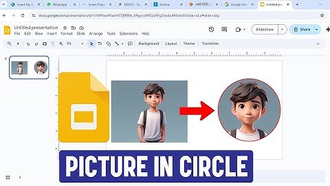 Hoe maak je van een afbeelding een cirkel in Google Slides | Eenvoudige tutorial