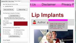 Adsense Software AdBlender in action screenshot 2