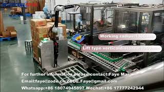 Lift Type Collaborative Palletizing Workstation |Automatic Palletizer
