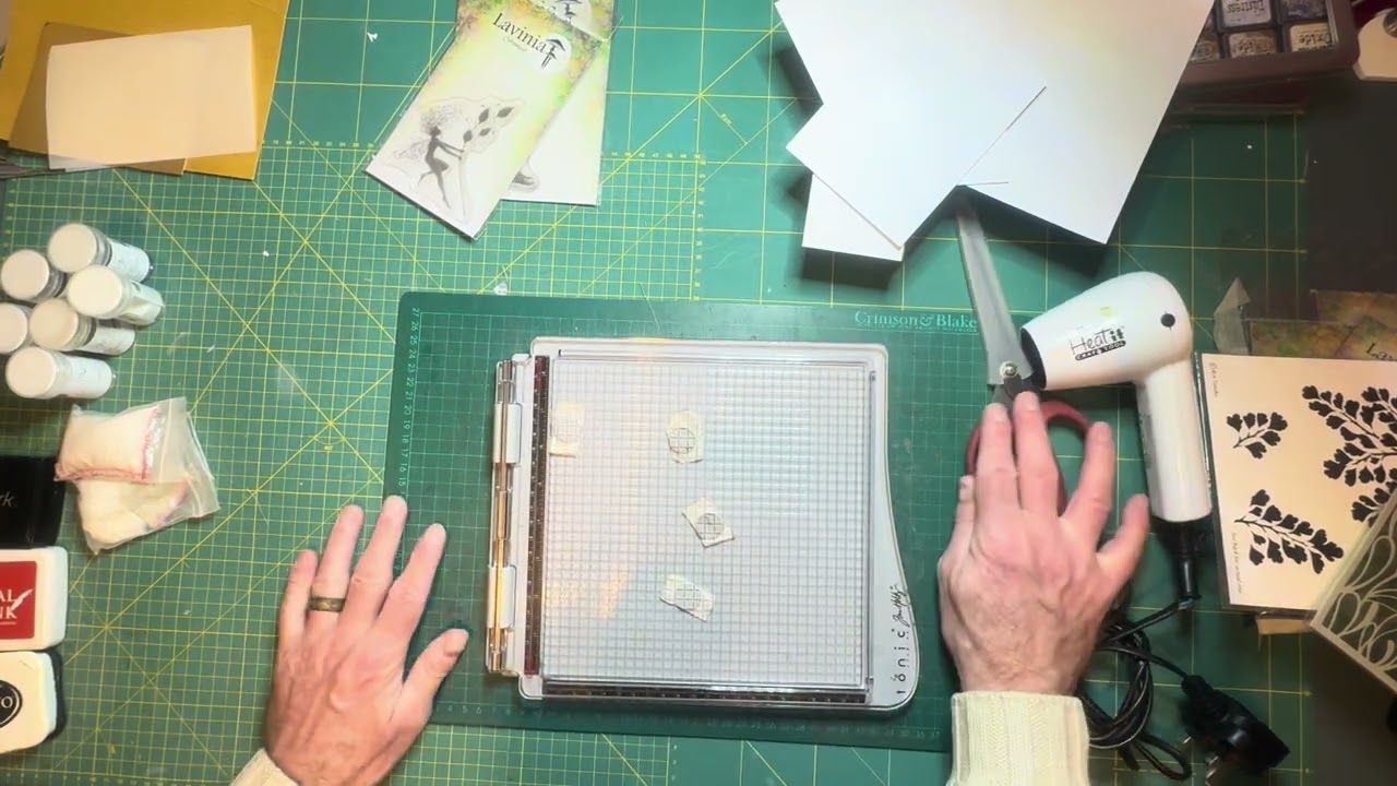 Various different heat embossing techniques 