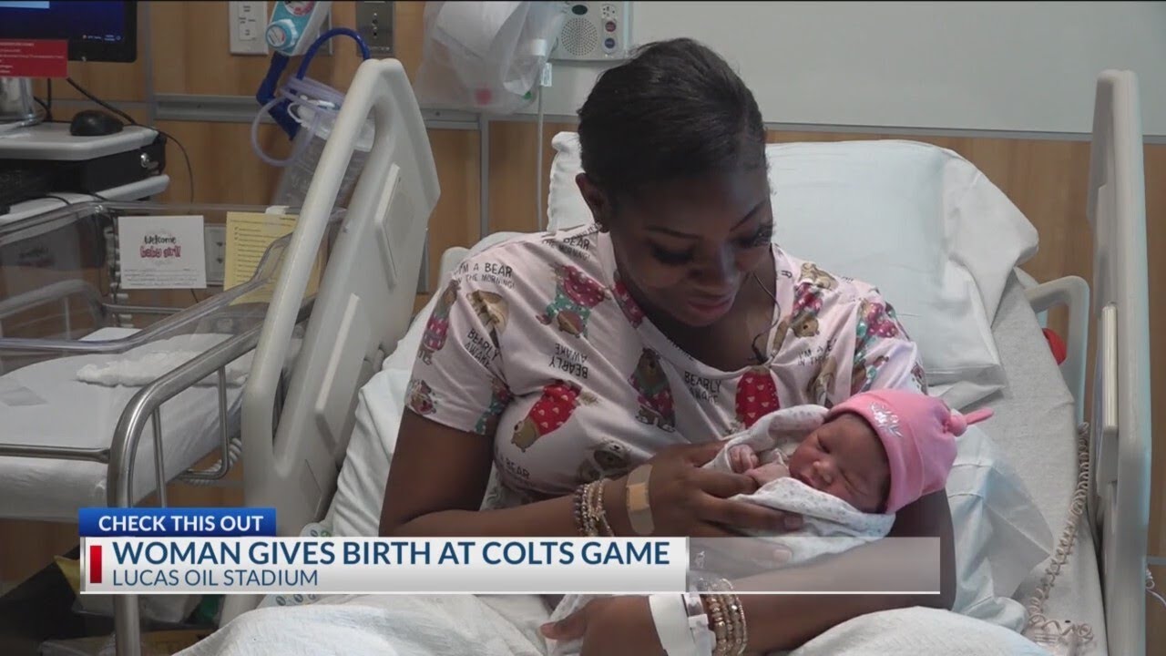 Baby born at Lucas Oil Stadium during Sunday's Indianapolis Colts