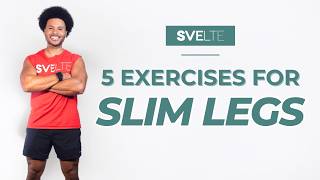 5 Exercises For Slim Legs No Equipment Workout All Standing, No Jumping