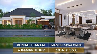 RELAXING!! THIS 1-STOREY MODERN HOUSE DESIGN IN MADIUN HAS A SPACIOUS GARDEN! - ARCHITECTURAL SER... RELAXING!! THIS 1-STOREY MODERN HOUSE DESIGN IN MADIUN HAS A SPACIOUS GARDEN! - ARCHITECTURAL SER...