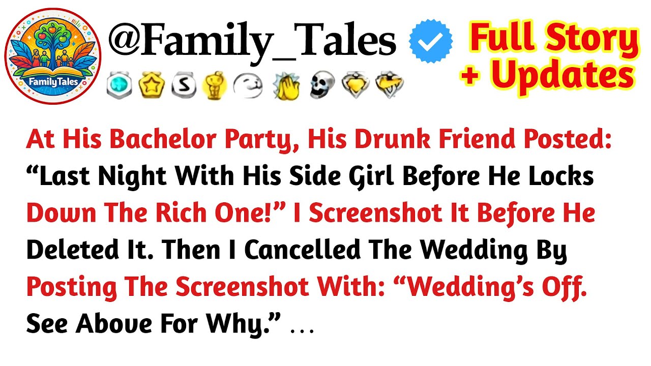 At his bachelor party, his drunk friend posted: “Last night with his side girl before he locks down