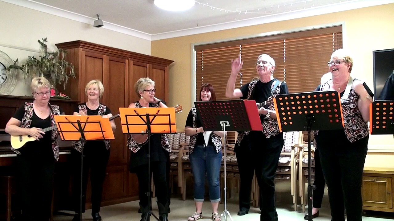 Ukulele Combination Entertain the Seniors YouTube