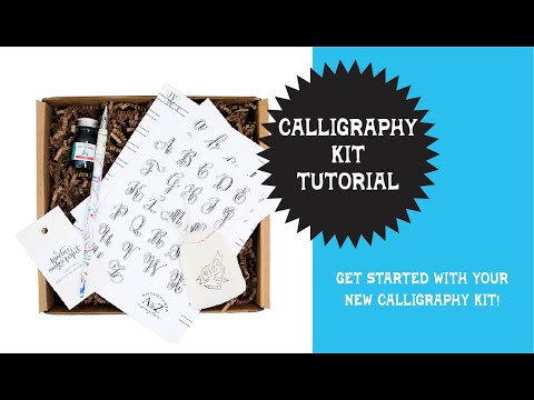 Calligraphy Starter Kit Unboxing AND Free Tutorial