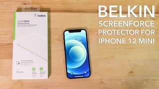 Belkin Screenforce Antimicrobial Screen Protector Iphone 12 Mini Installation And Review