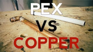 Plumbing basics - Pex vs Copper plumbing, the sharkbite