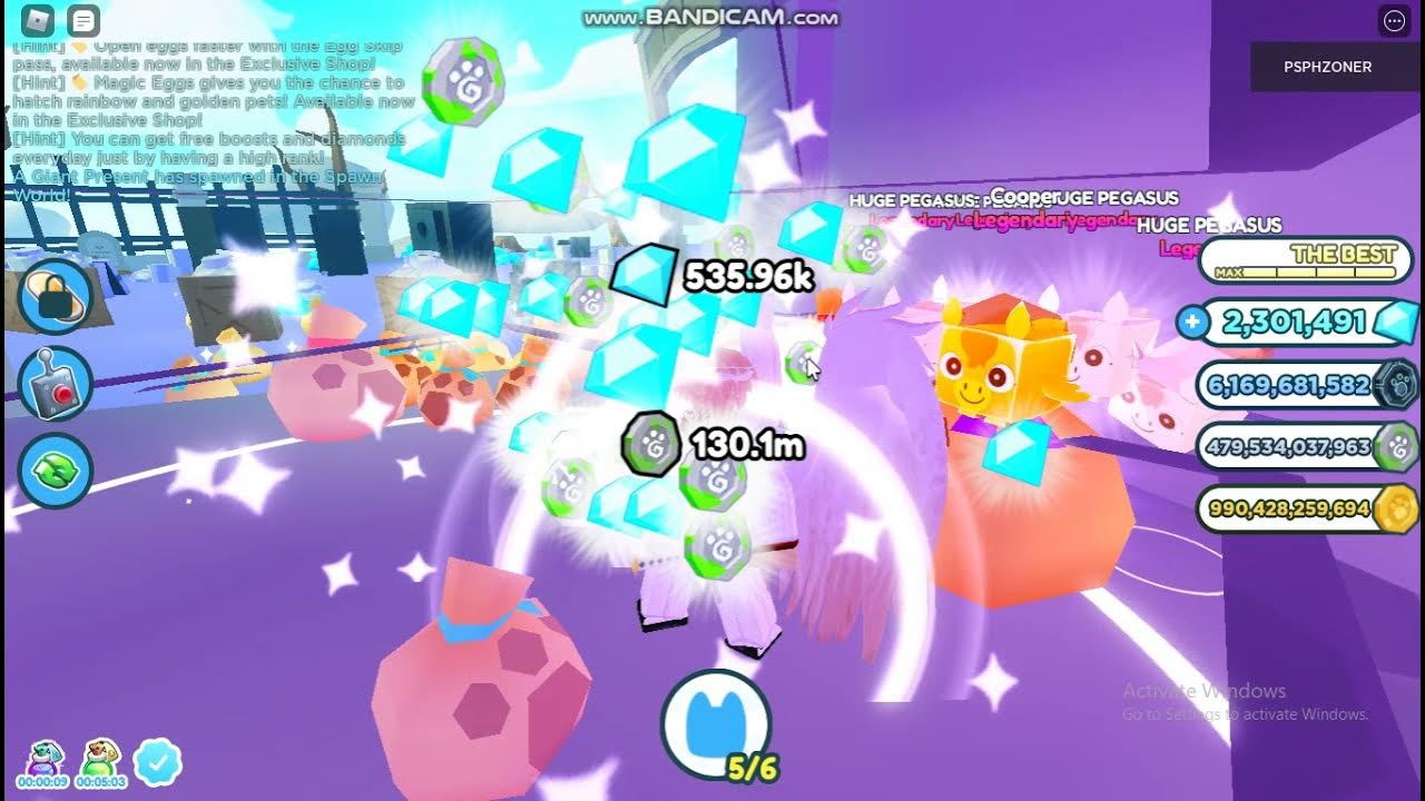 PETS SIMULATOR X (HUGE PEGASUS) YouTube