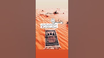 سورة الضحى حالات وتس اب حالات دينيه