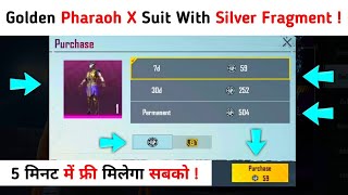 how to get free pharaoh x suit in bgmi 2024 | how to get free pharaoh x suit in bgmi | free x suit