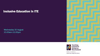 Inclusive Education online ITE symposium