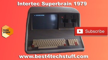 Intertec Superbrain - MS Dos - old Skool computer - Retro vintage 1979