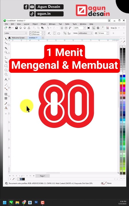 1 Menit Mengenal & Membuat #hutri80 #hutri #agustus #merdeka # ...