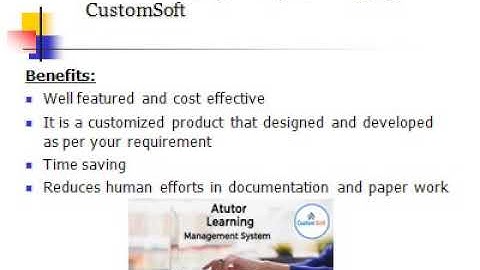 ATutor Learning Management App by CustomSoft