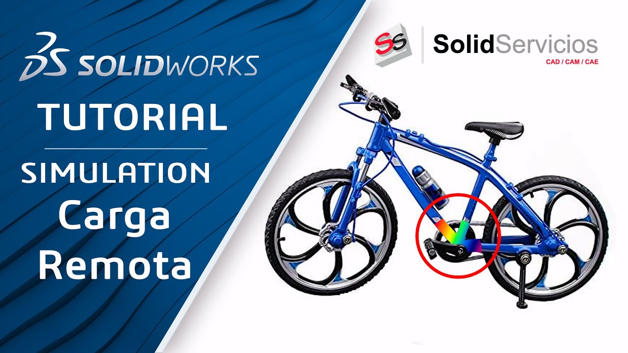 SOLIDWORKS TUTORIAL Carga Remota | SIMULATION - YouTube
