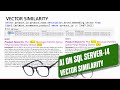 AI on SQL Server and Azure SQL-14 | Vector Similarity