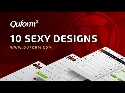 10 Beautiful form designs for WordPress - Quform v2 | 2019