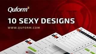 10 Beautiful Form Designs For Wordpress - Quform V2 2019