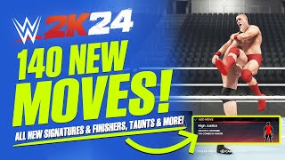 その他 WWE2k WWE 2K24 All New Moves: Over 140 New Moves & Animations