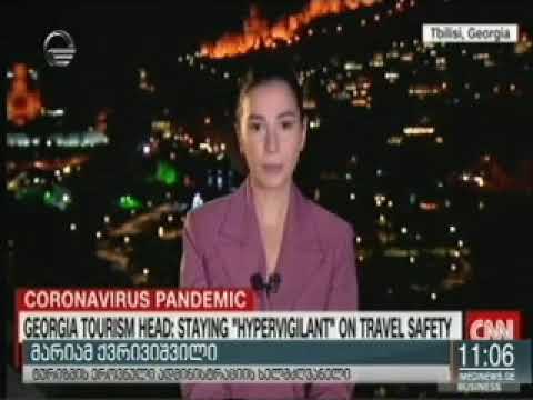 04 08 2020   იმედი   ქრონიკა 11 00  მარიამ ქვრივიშვილი CNN-ის ეთერში Mariam Kvrivishvili