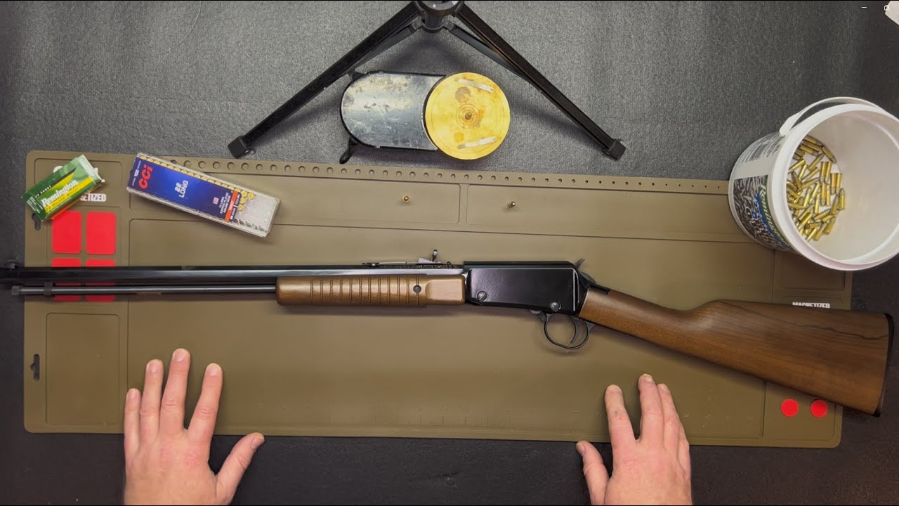 Henry Pump Action Octagon 22