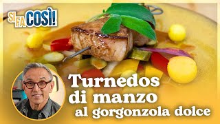 Tournedos di manzo con gorgonzola dolce | Chef BRUNO BARBIERI