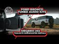 MB Quart MBQBRO-302 Ford Bronco 400 Watt 12 Inch Tailgate Subwoofer Installation Video