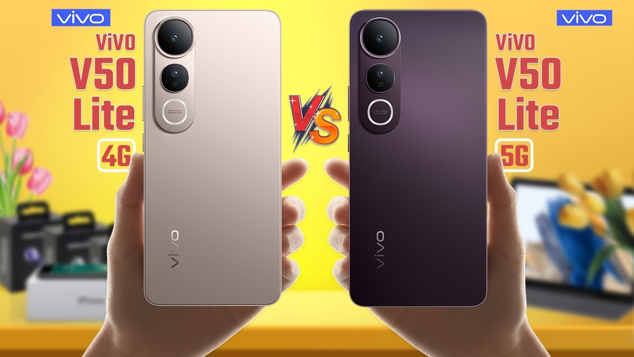 ViVO V50 Lite 4G против ViVO V50 Lite 5G | Полное сравнение 🔥 Какой из них лучше?