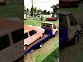 Transporting a broken Lada Niva  to the workshop
