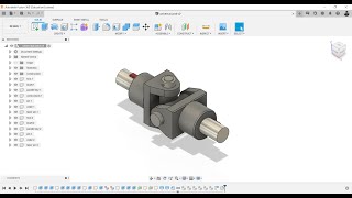 Universal Joint Assembly using Fusion 360